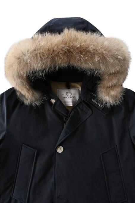Giacca Arctic Detachable Fur Uomo Melton Blue