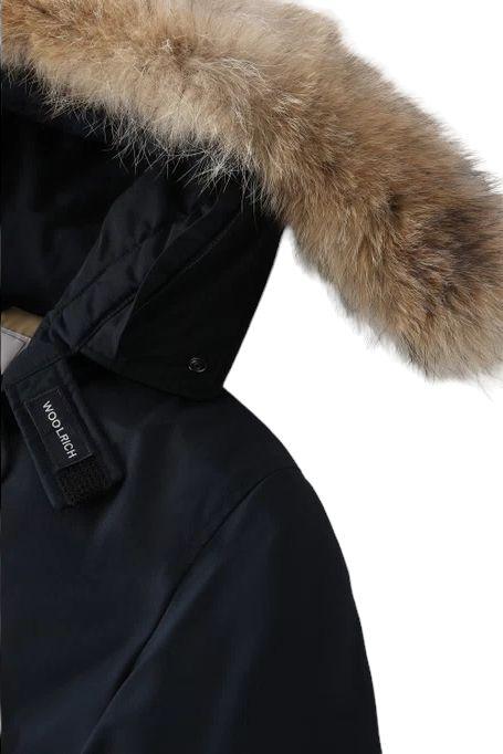 Giacca Arctic Detachable Fur Uomo Melton Blue