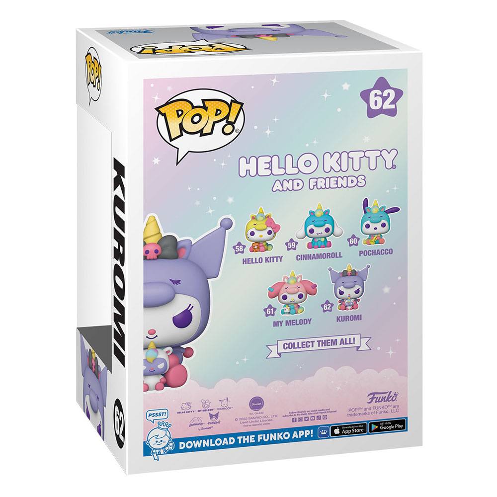 Funko Pop ! Hello Kitty And Friends - (62) Kuromi Vinyl Figure Sanrio In Stock