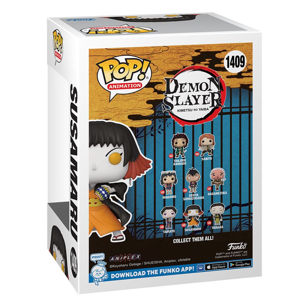 Funko Pop ! Animation Demon Slayer - 1409 Susamaru Figure 9Cm Vinyl Anime Manga