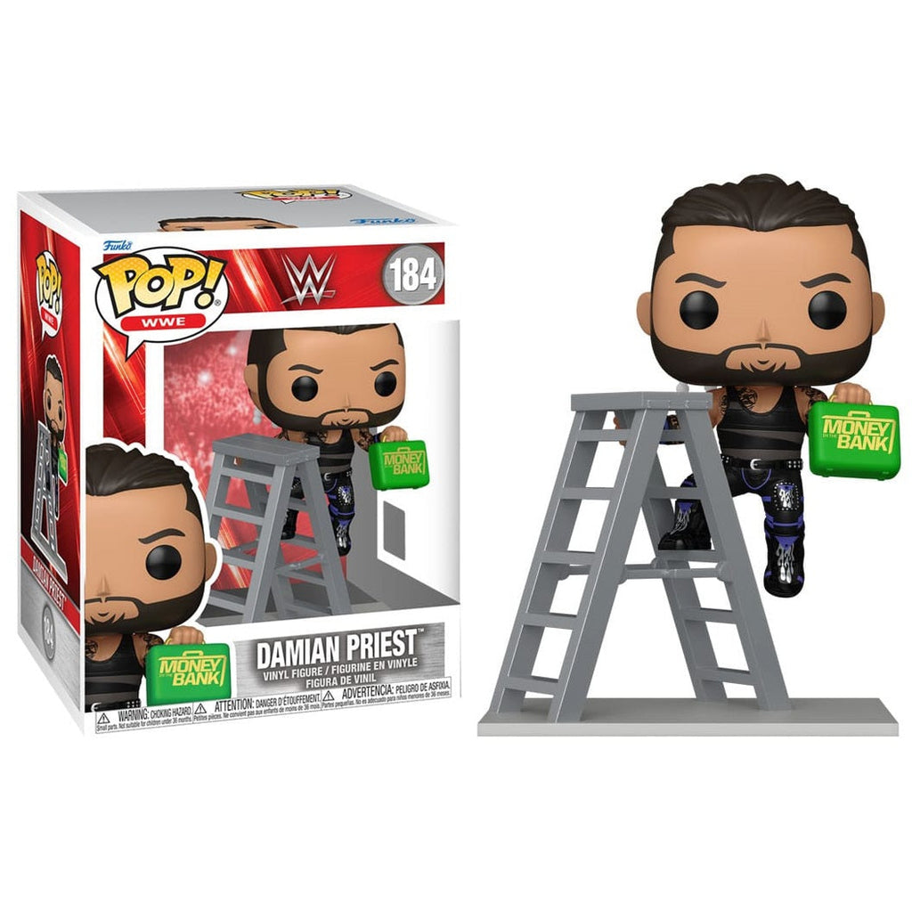 Funko Pop ! Wwe Premium - (184) Damian Priest MITB Wrestling Figure 12cm