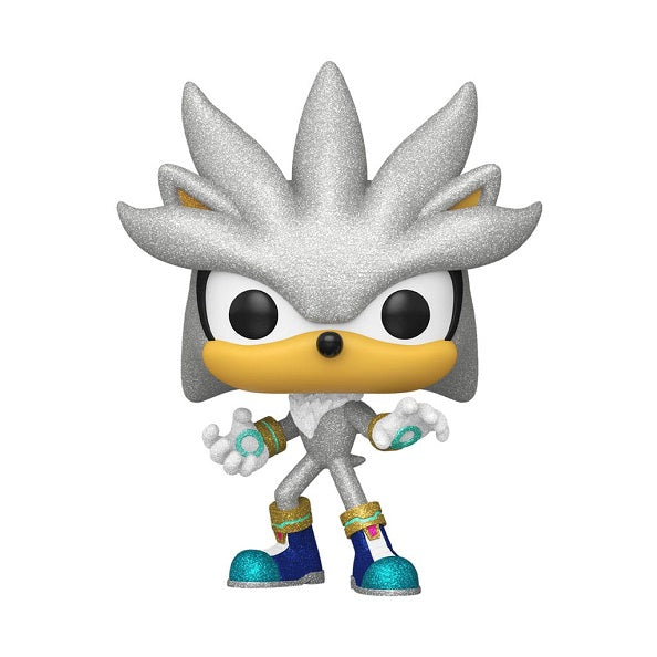 Funko Pop ! Games Sonic The Hedgehog - (1103) Silver Special Edition Diamond 9cm